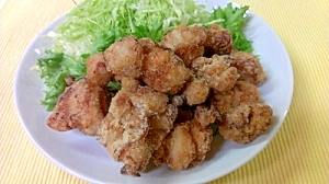塩麹で作る鶏の竜田　梅風味