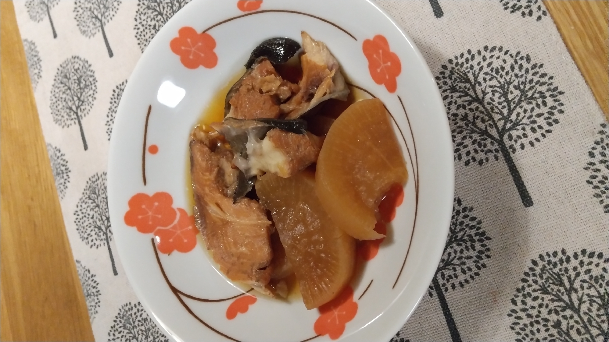 圧力鍋でブリ大根