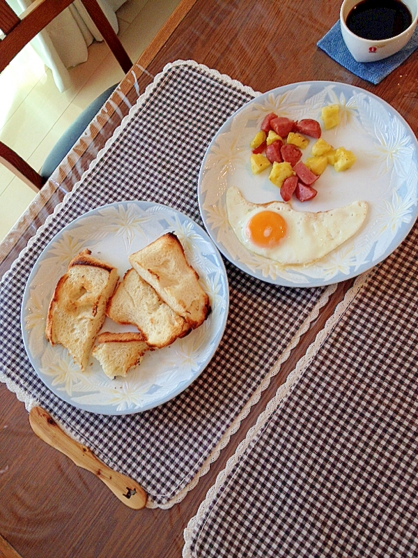 ある日のブランチ、洋食編