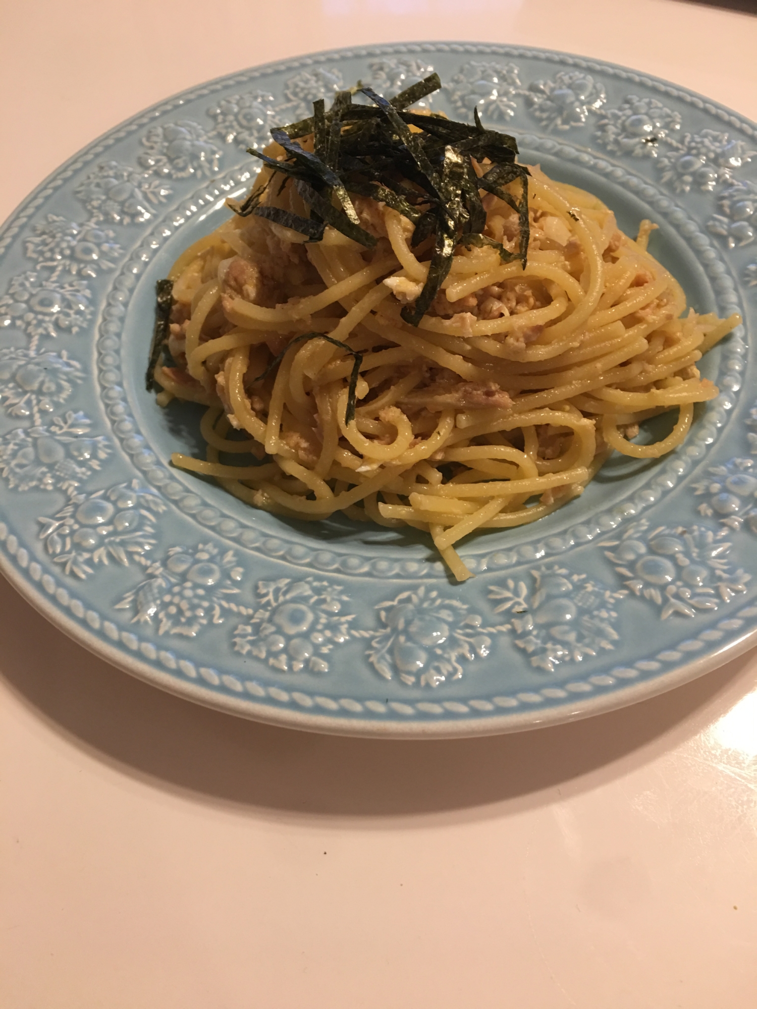 シーチキンの和風パスタ