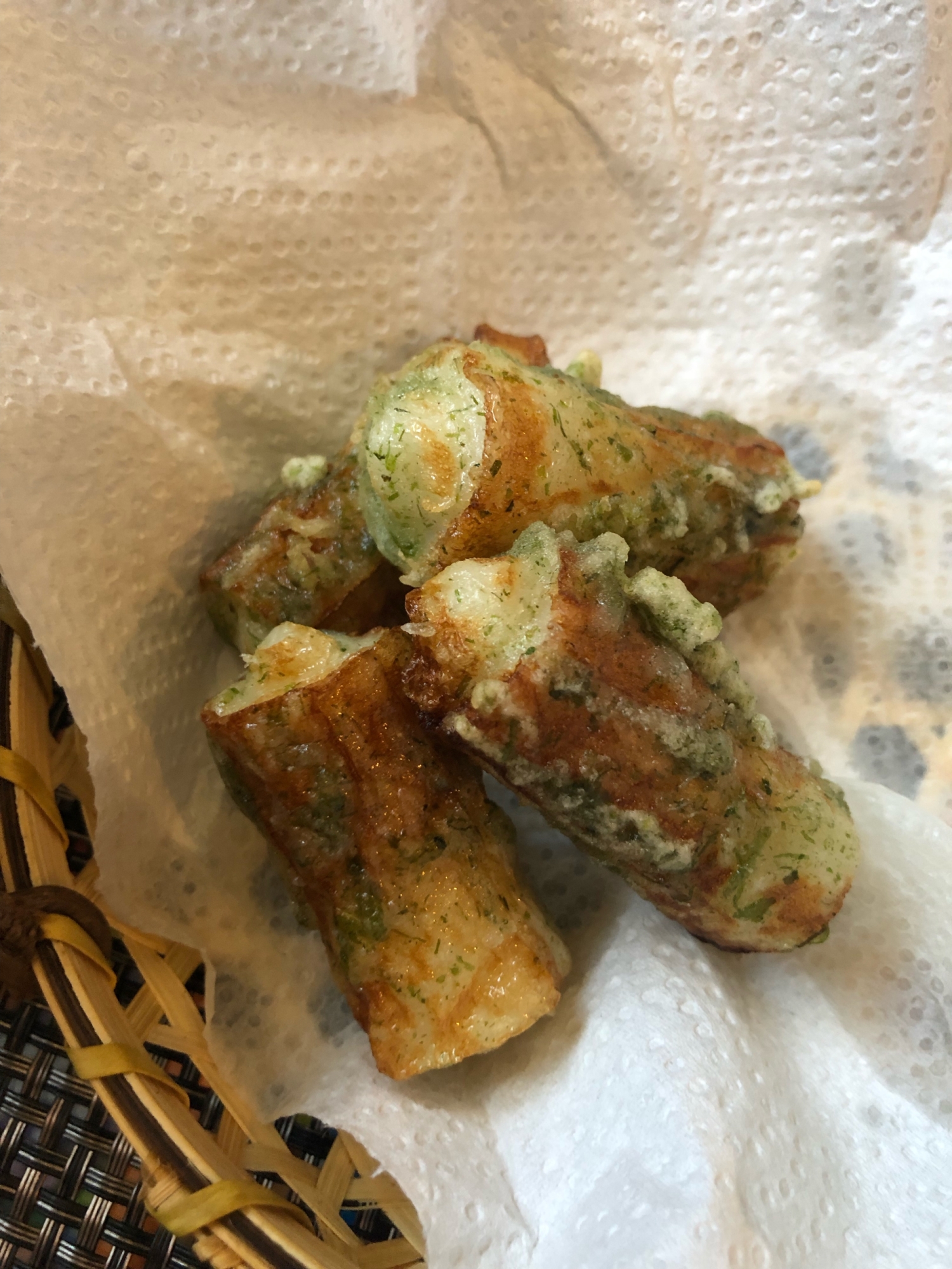 ちくわの磯辺揚げ