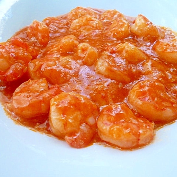 冷凍むきエビで手間いらず いつでもエビチリ レシピ 作り方 By 身の茸335 楽天レシピ 冷凍むきエビで手間いらず いつでもエビチリ レシピ 作り方 By 身の茸335 楽天レシピ