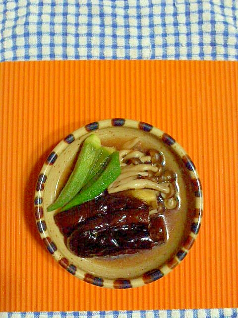 ナスとオクラとシメジの煮びたし レシピ 作り方 By テツオ63 楽天レシピ