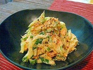 簡単 *きゅうりとツナのピリ辛マヨ* 夕食