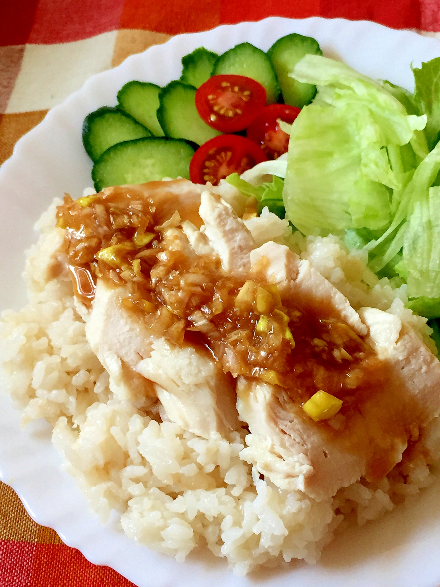 炊飯器にお任せ♫カオマンガイ
