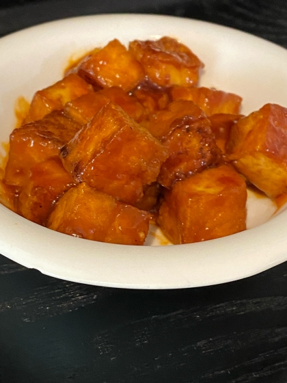 子供大好き 厚揚げの和風ケチャップ炒め