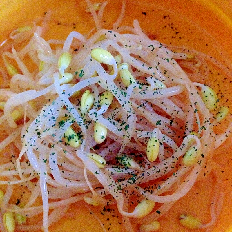 豆もやしの青海苔ナムル★