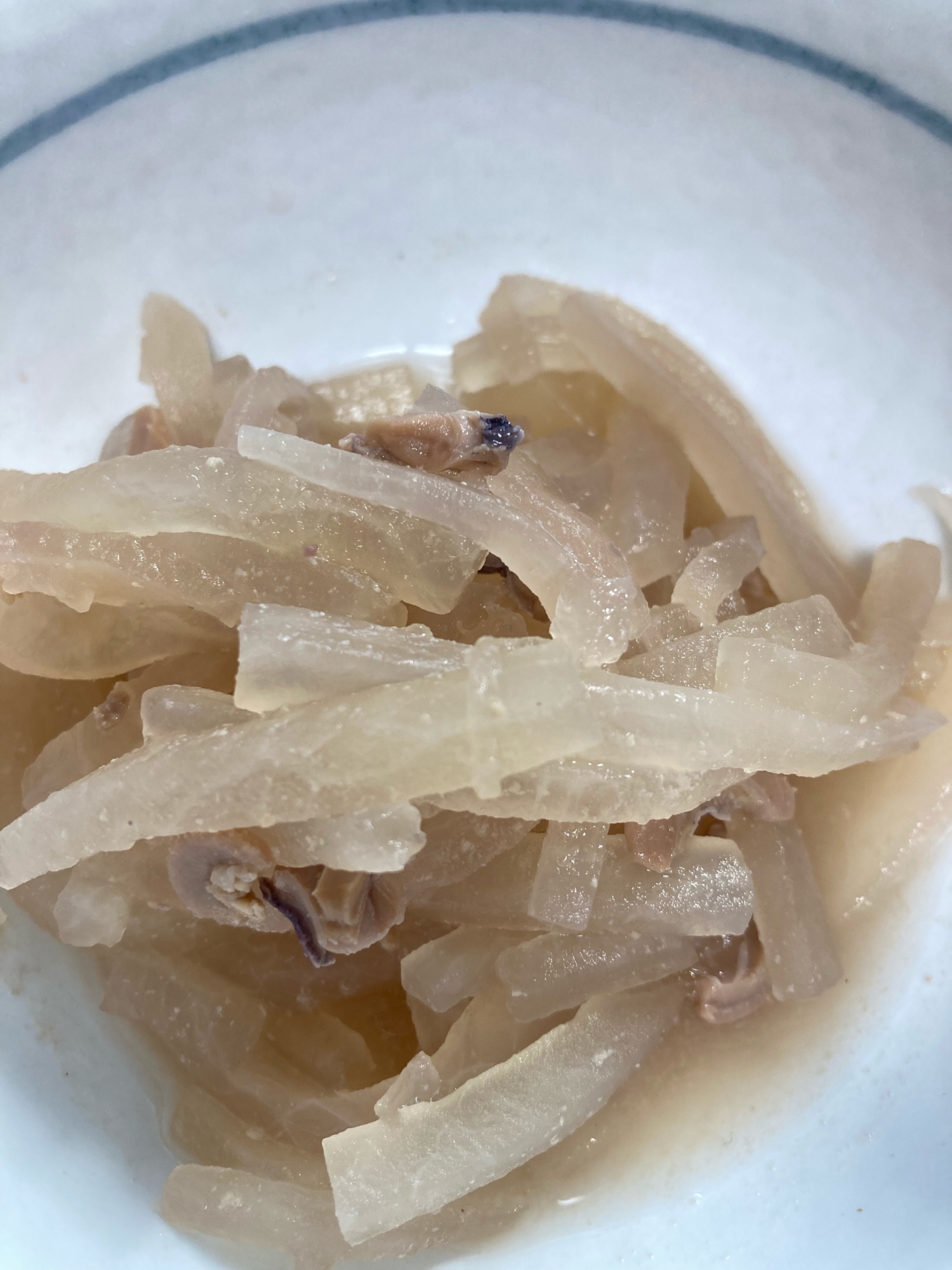 イカの塩辛と大根の煮物
