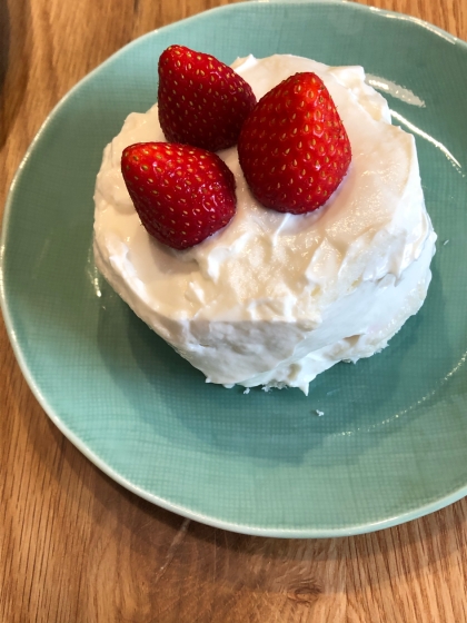 1歳誕生日 ケーキ 水切りヨーグルト 食パン レシピ 作り方 By あや2 楽天レシピ