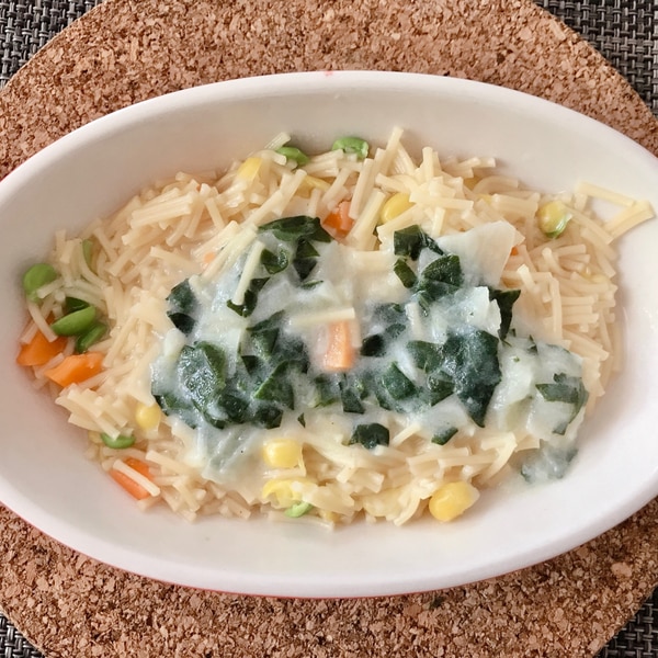 離乳食後期 小松菜のクリームパスタ レシピ 作り方 By ゆずみ0628 楽天レシピ 離乳食後期 小松菜のクリームパスタ レシピ 作り方 By ゆずみ0628 楽天レシピ