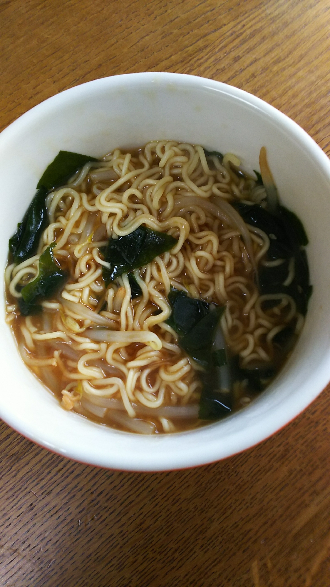 もやし&わかめのあんかけラーメン