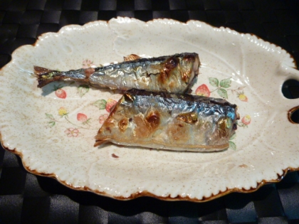秋刀魚にがりグリル焼き