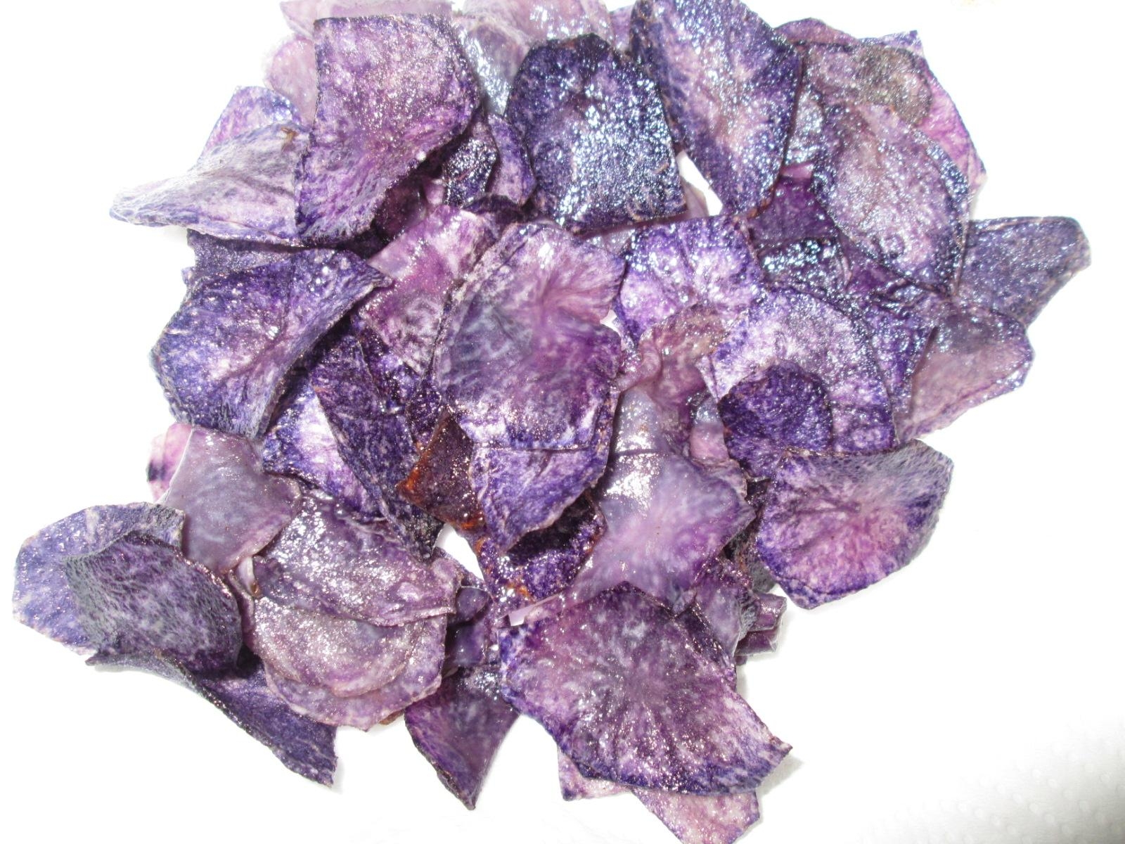 紫じゃがいものポテトチップス