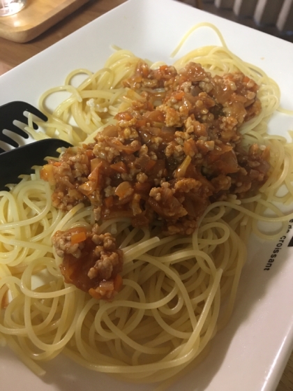 ケチャップで簡単☆ミートスパゲッティ