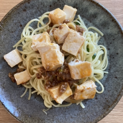 余った麻婆豆腐で！麻婆焼きそば☆