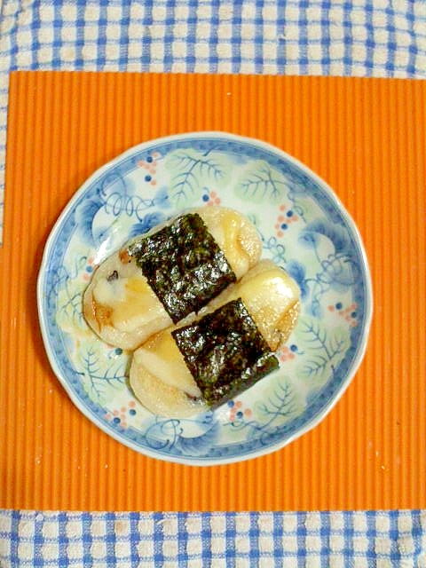 バター醬油のチーズ焼き餅♪