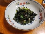 実家の畑で穫れた高菜です。おいしかったです。