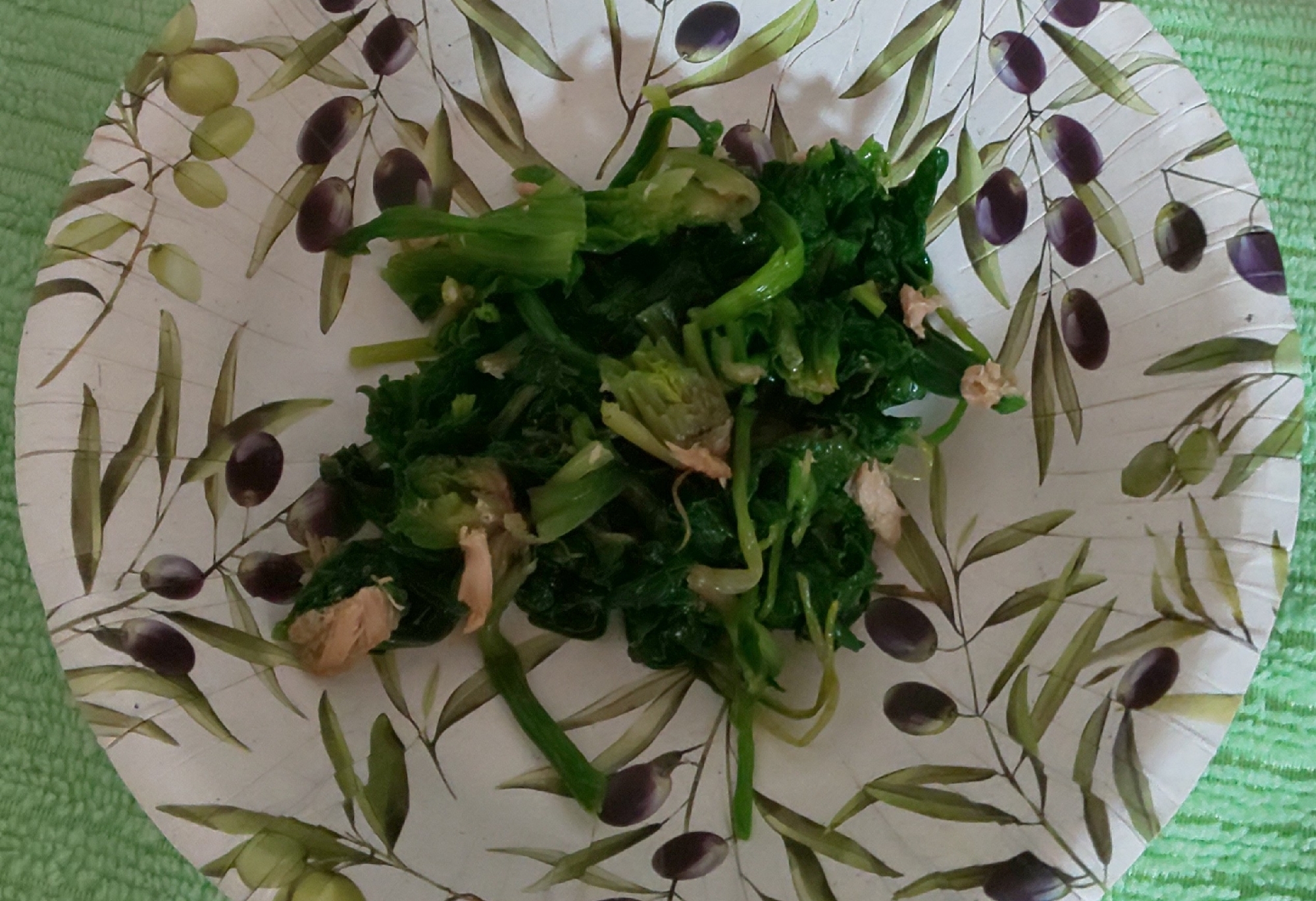 ほうれん草とシーチキン和え