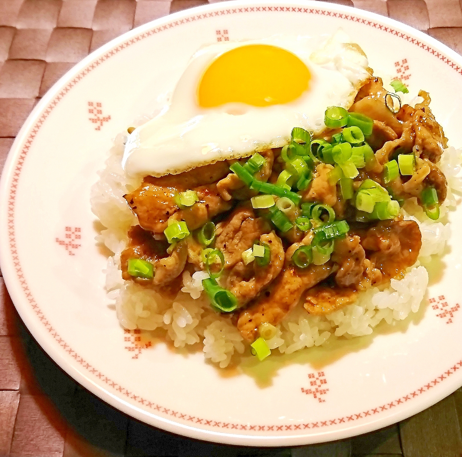 豚のレモン醤油焼き丼