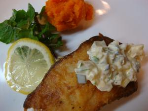 カラスカレイのムニエル タルタルソース添え レシピ 作り方 By Mayachka 楽天レシピ