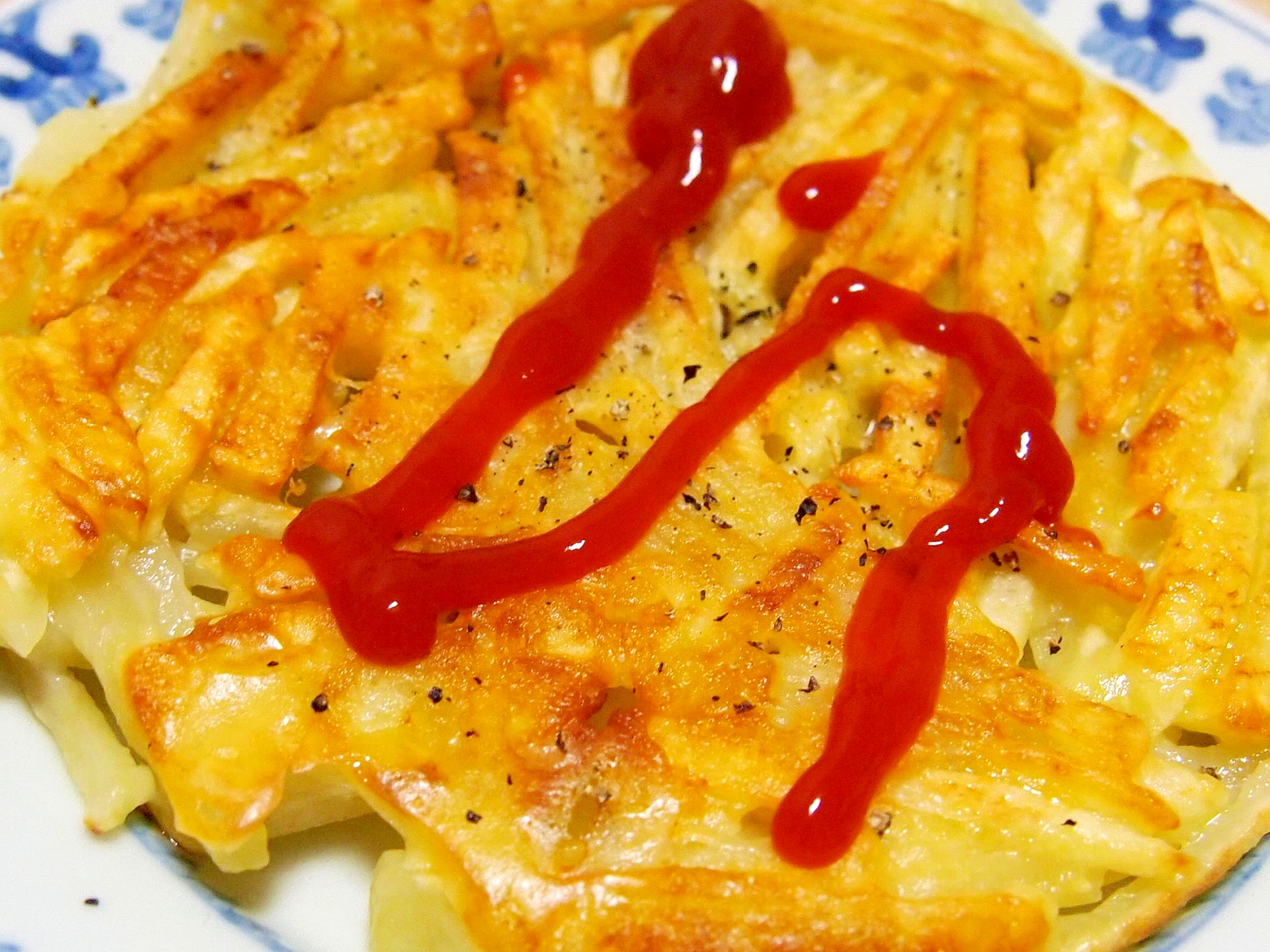 カリっとスナック風 大豆粉で千切りポテトパンケーキ レシピ 作り方 By まるっとまる 楽天レシピ