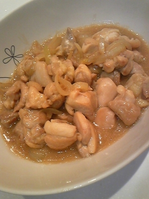 鶏と玉ねぎのみそカレースープ煮