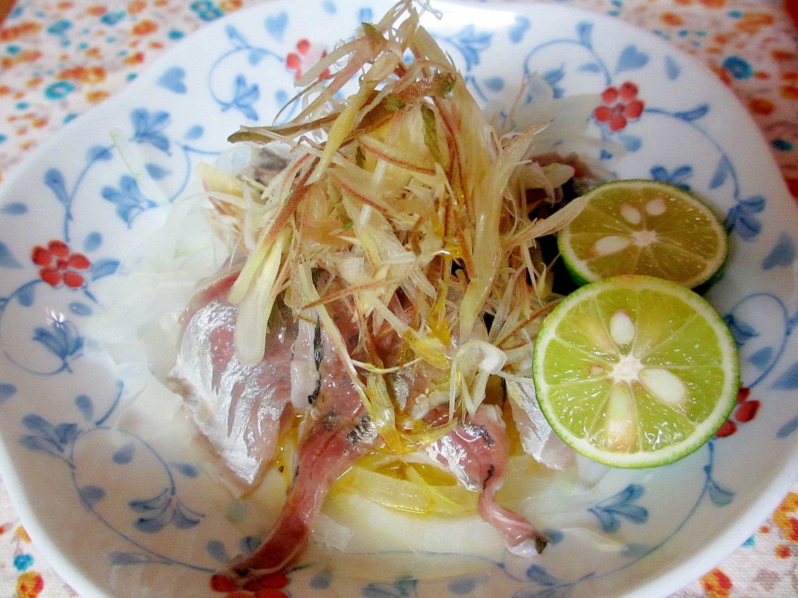 鯵とミョウガの和風カルパッチョ レシピ 作り方 By Mococo05 楽天レシピ 鯵とミョウガの和風カルパッチョ レシピ 作り方 By Mococo05 楽天レシピ