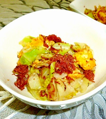 ふわふわ卵が入ったコンビーフとキャベツの炒め物 レシピ 作り方 By じぇりねこ 楽天レシピ