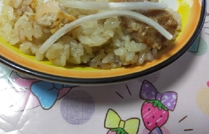 手作りチャーシュー入りチャーハン