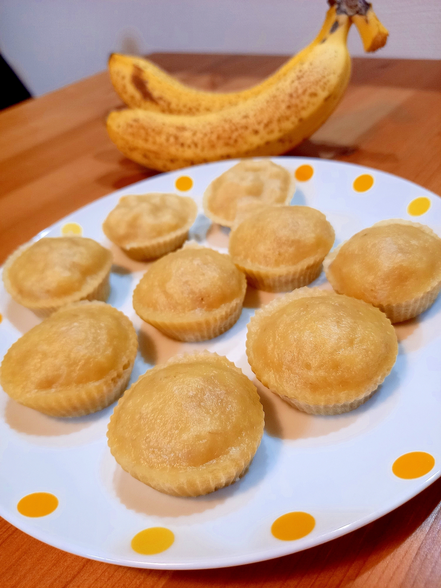 もちもちバナナ蒸しパン