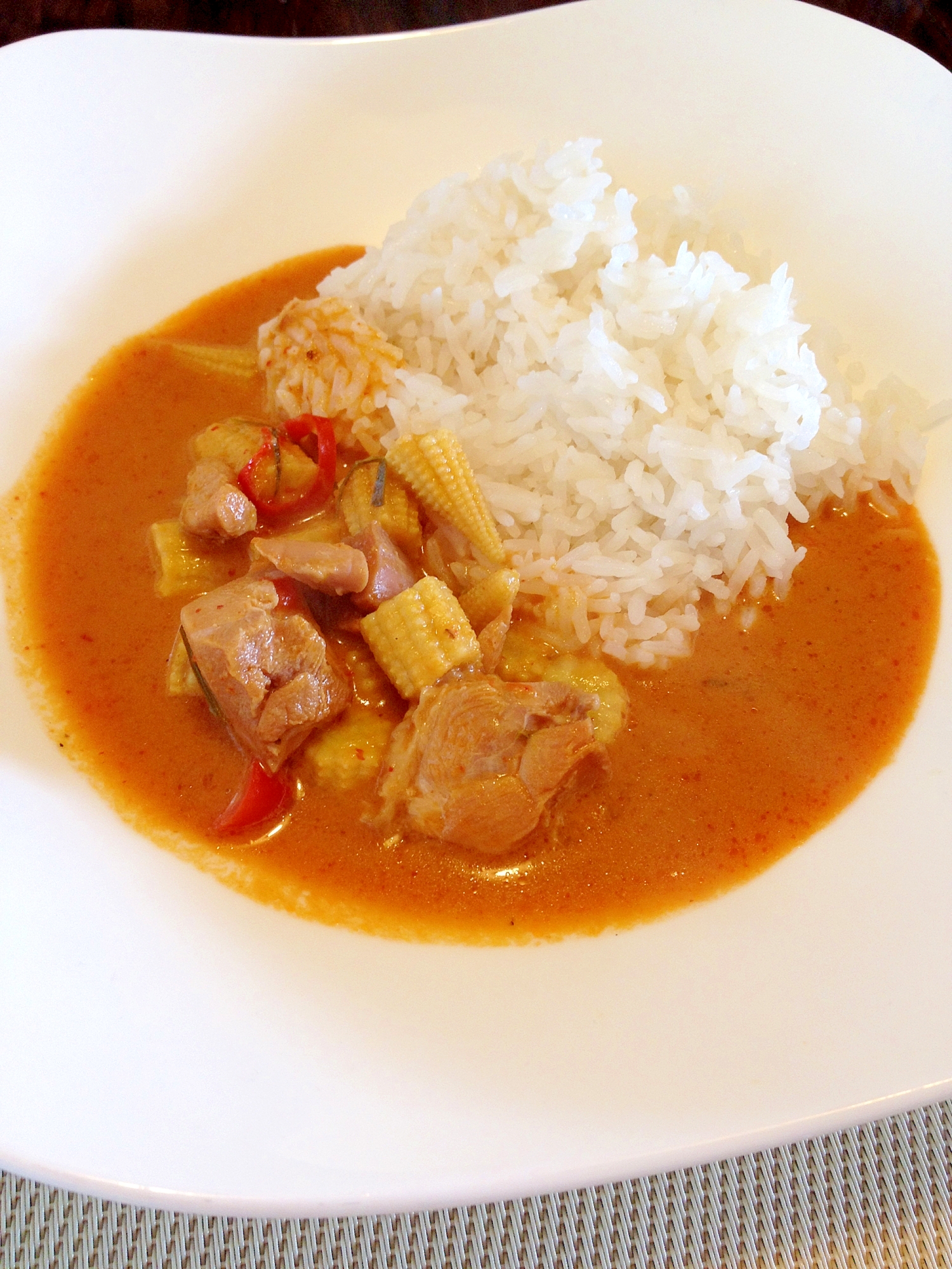 タイカレーペーストで☆簡単チキンカレー