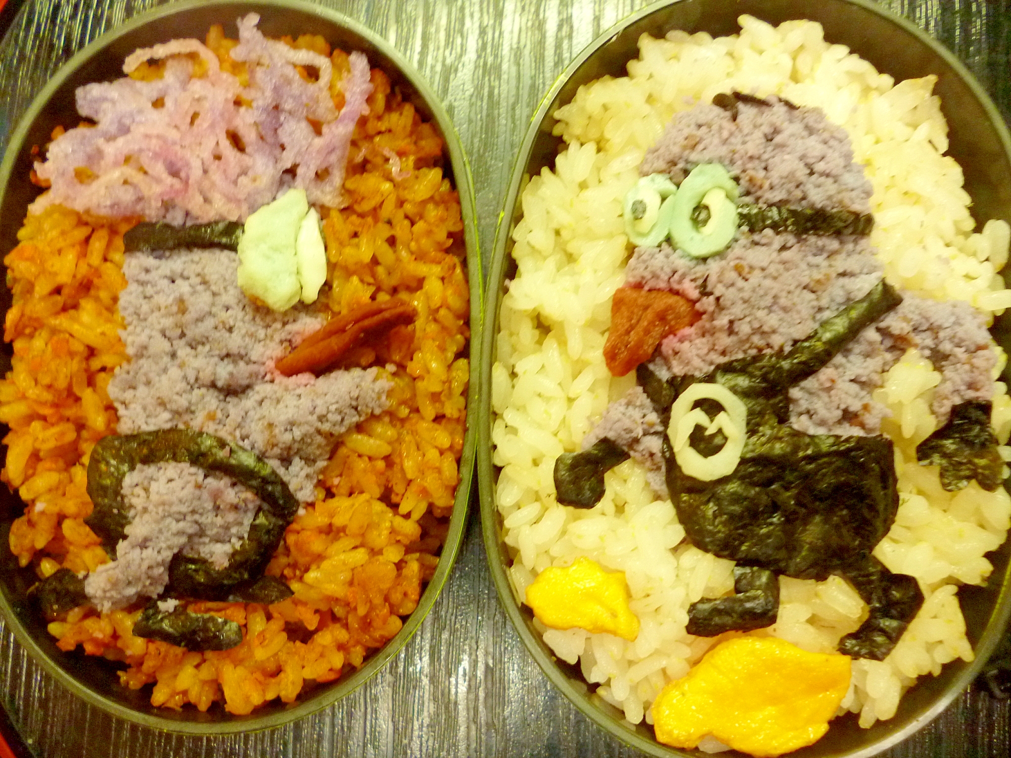 狂暴か 変身ミニオンのカレーピラフ弁当 レシピ 作り方 By Iihi009 楽天レシピ