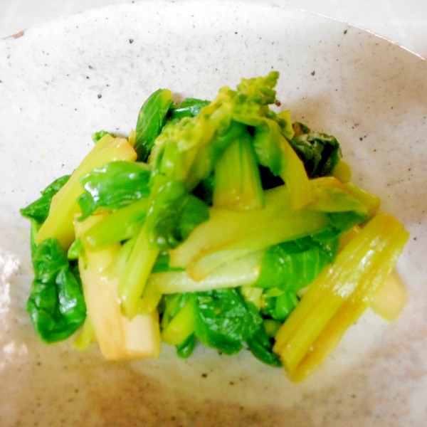 チンゲン菜菜花の辛子和え レシピ 作り方 By Mococo05 楽天レシピ チンゲン菜菜花の辛子和え レシピ 作り方 By Mococo05 楽天レシピ