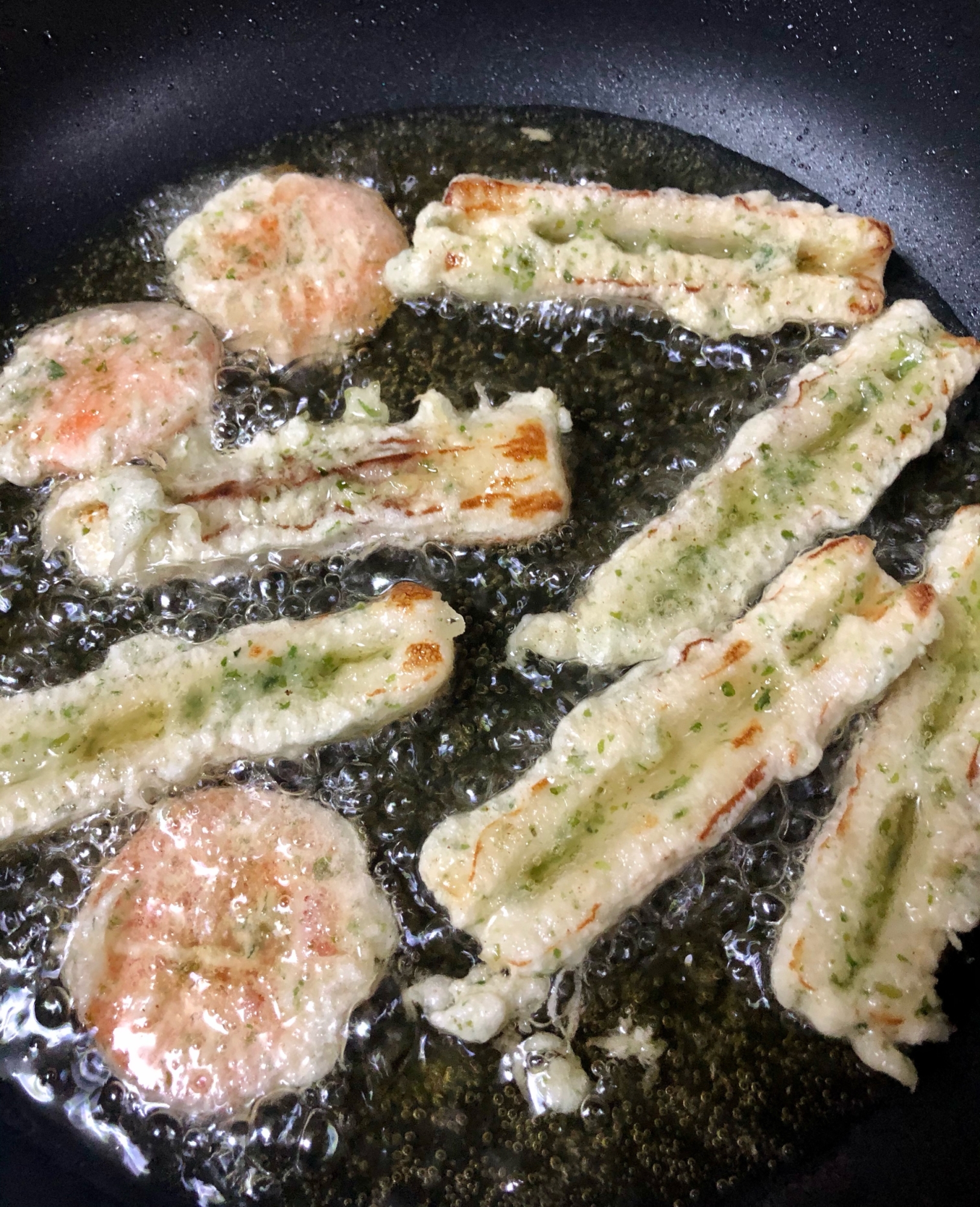 揚げ焼きサクサク♪竹輪の天ぷら