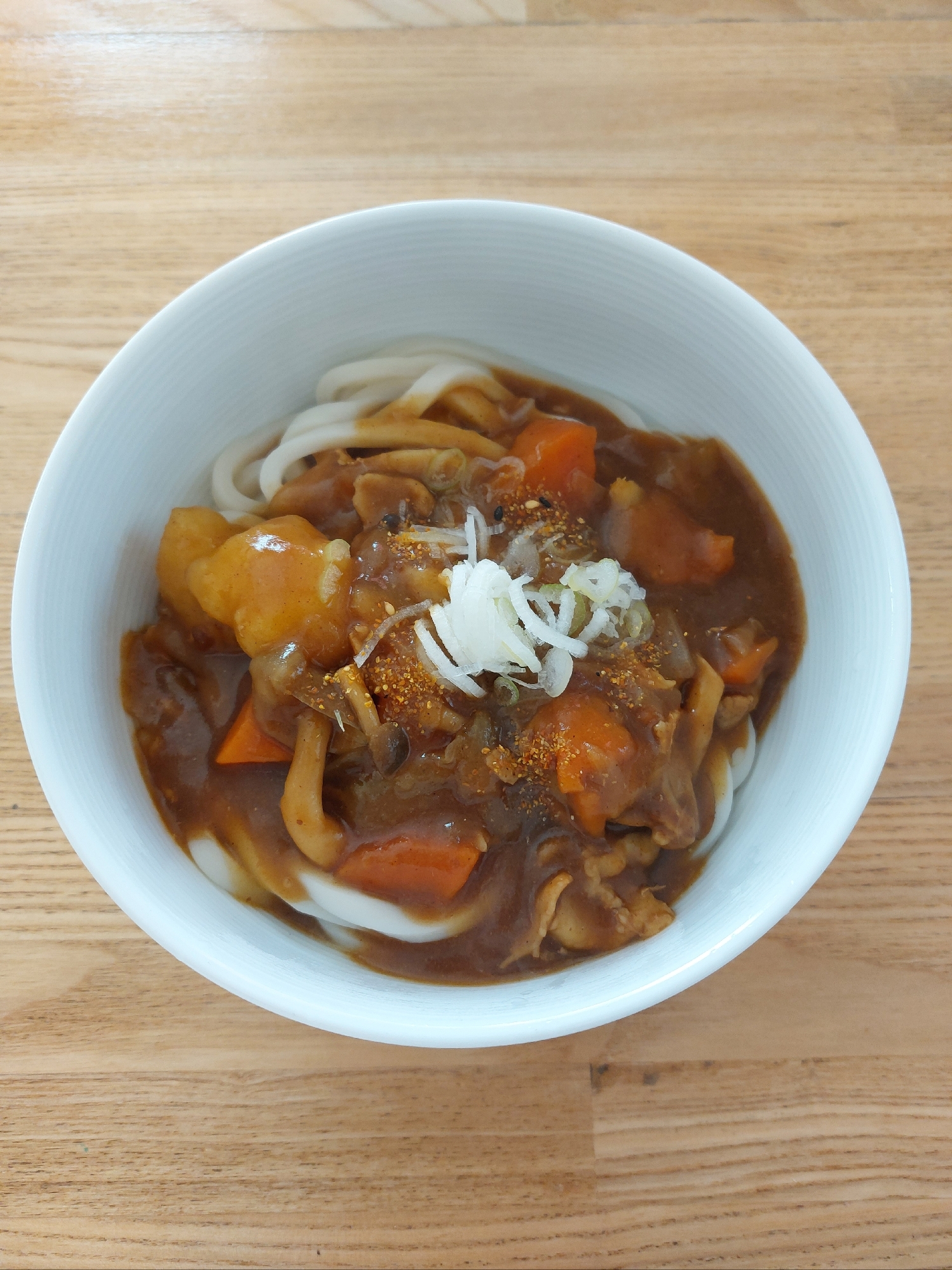 パパッと簡単！肉じゃがリメイク!!カレーうどん