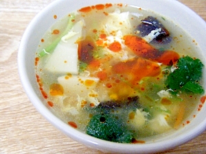 筍の中華スープ