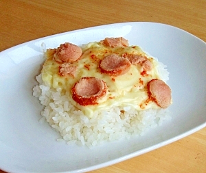 明太子チーズごはん