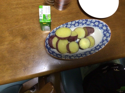 セイロであったかサツマイモ⭐️