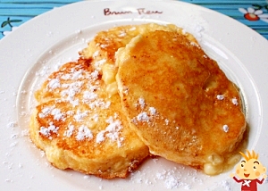 アップルリコッタパンケーキ レシピ 作り方 By Rabbitkix 楽天レシピ