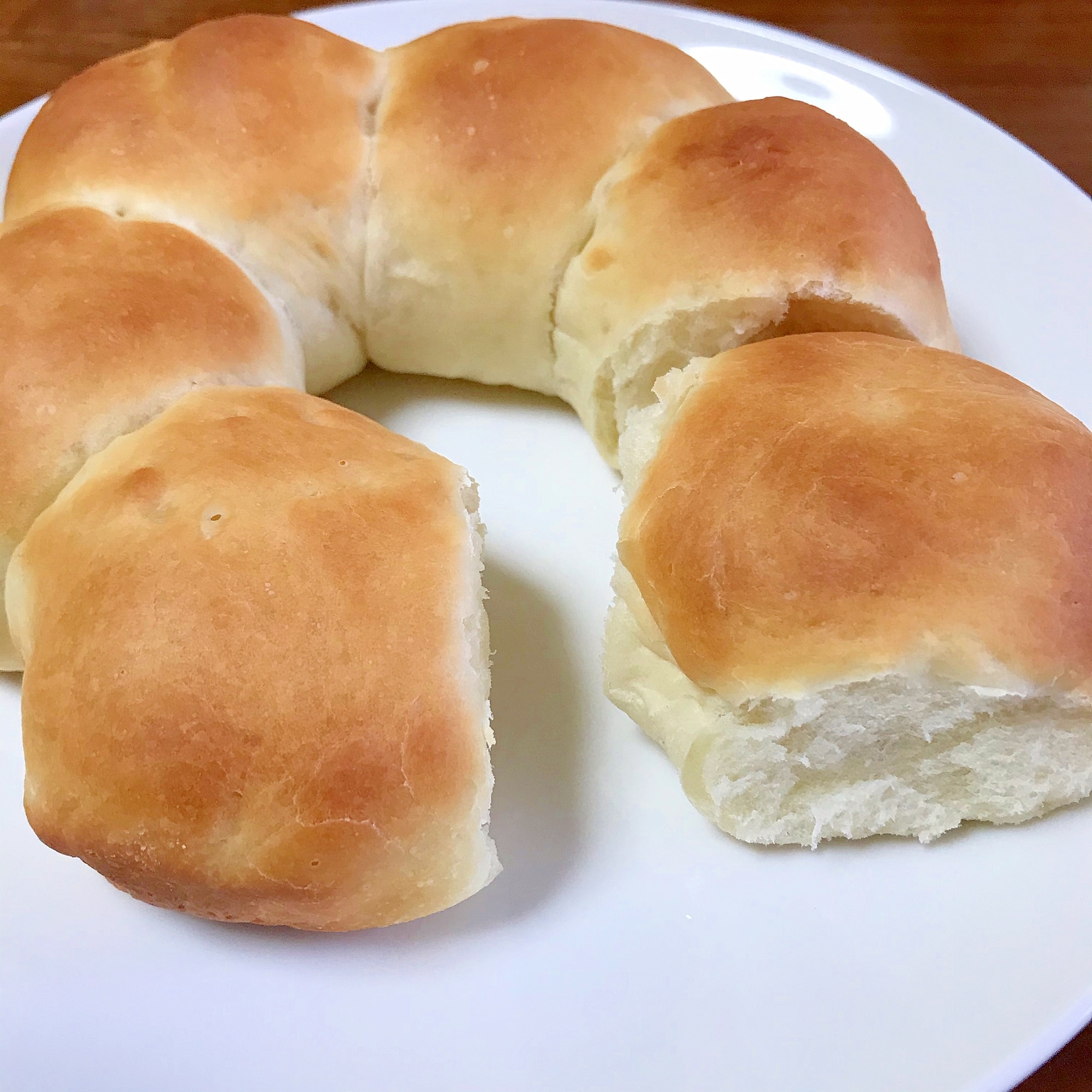 バタ砂糖多めのスウィートミルクちぎりパン レシピ・作り方 by