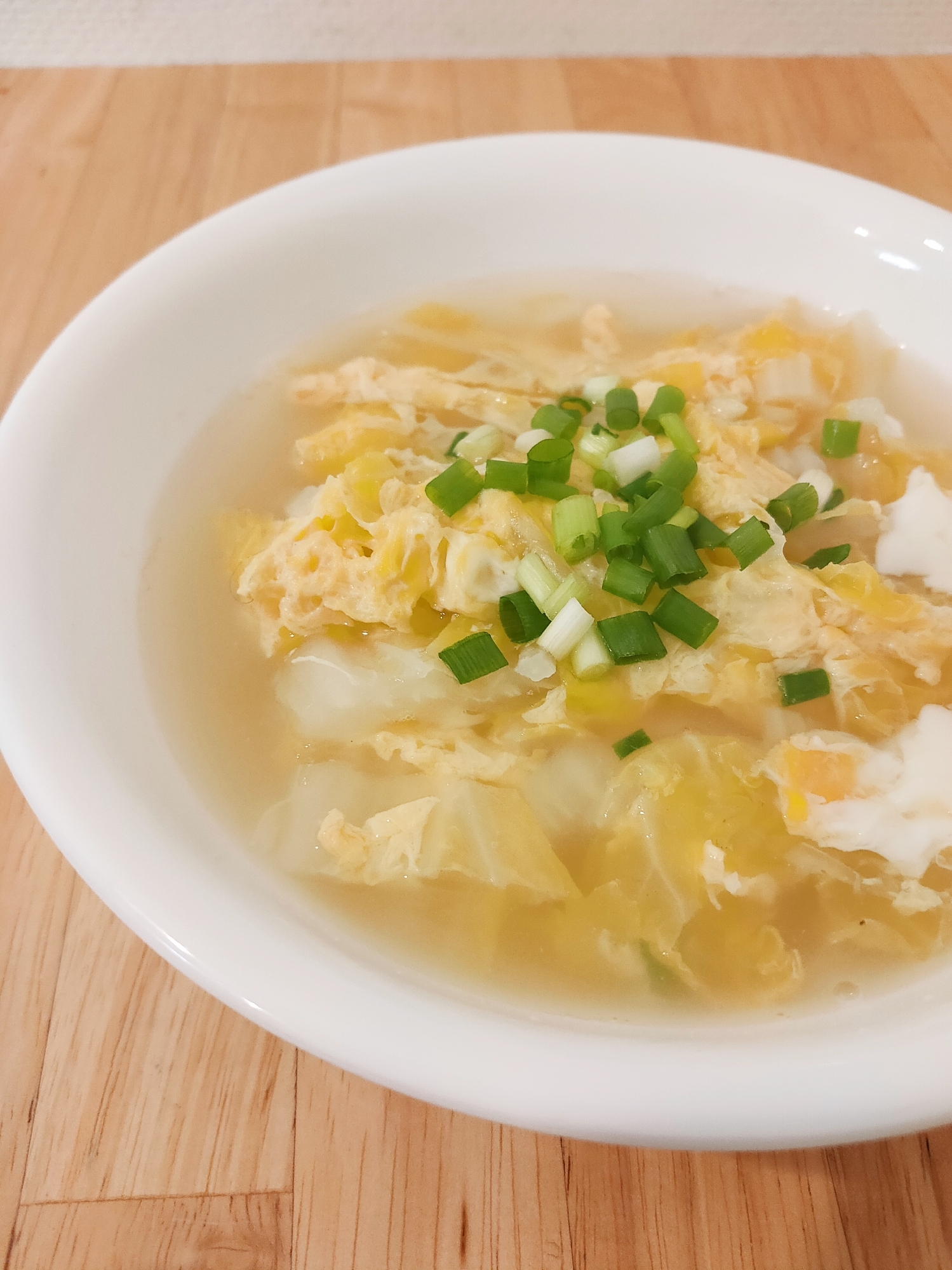 白菜と卵のあっさり中華スープ レシピ 作り方 By Sio 楽天レシピ