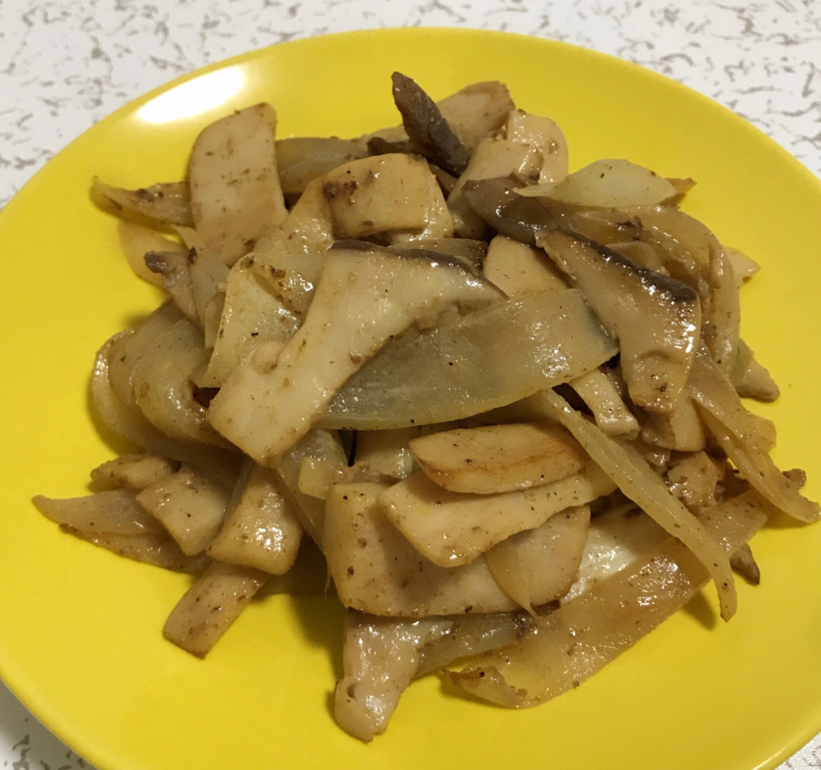 エリンギのカレーマヨ炒め