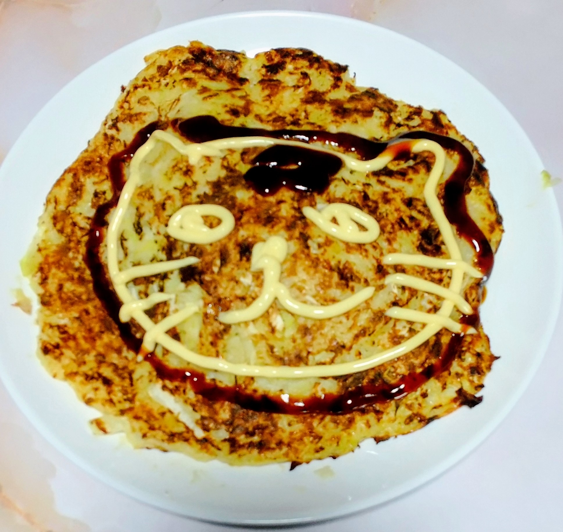 混ぜて焼くだけ！山芋キャベツ焼き