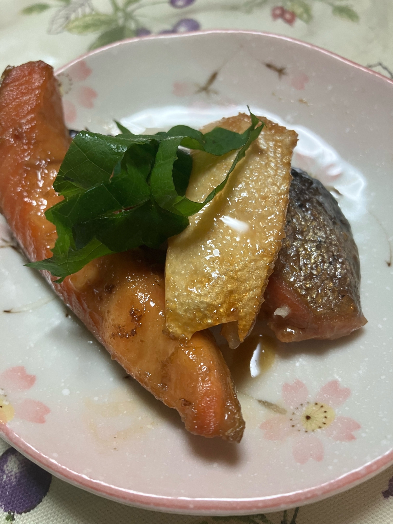 鮭のアラの甘露煮