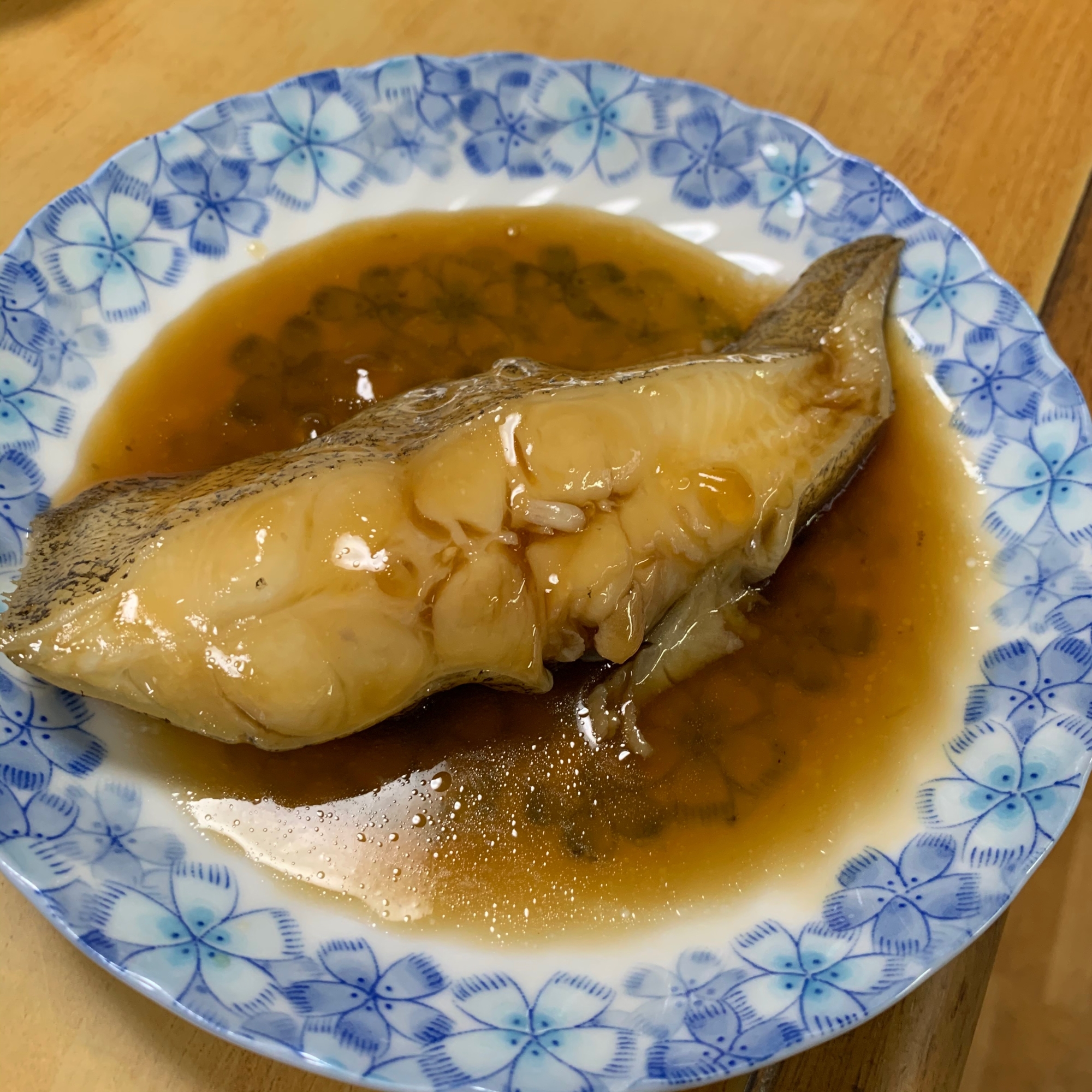 簡単カレイの甘がら煮付け