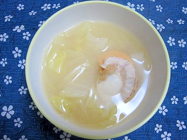 ほたてと白菜とたまねぎの味噌汁 レシピ 作り方 By けいちゃん088 楽天レシピ