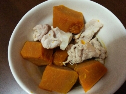 豚肉とかぼちゃの煮物