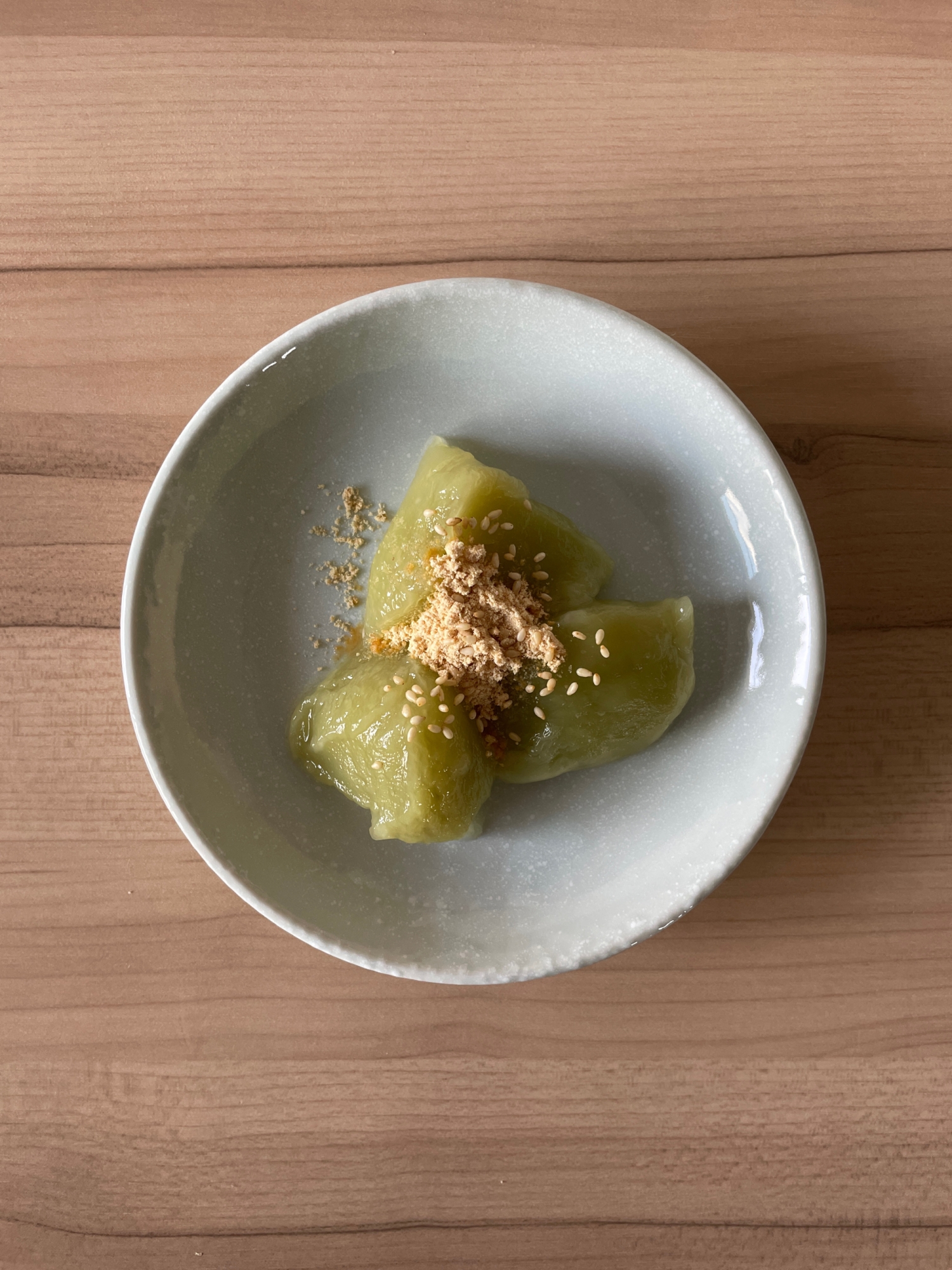 抹茶ココナッツミルクわらび餅