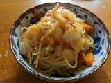 ミネストローネをリメイク*トマトパスタ