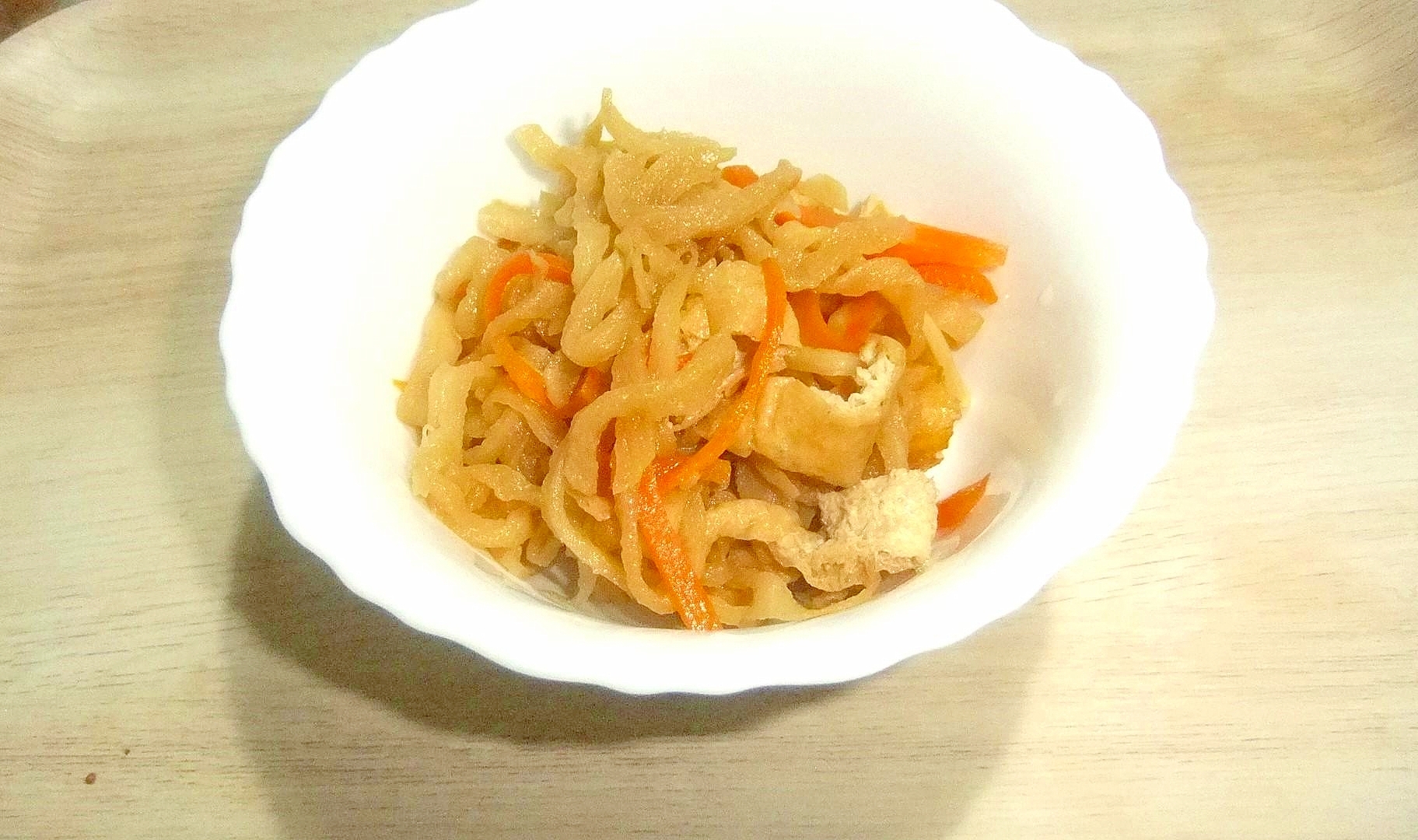 干し大根と油揚げ煮